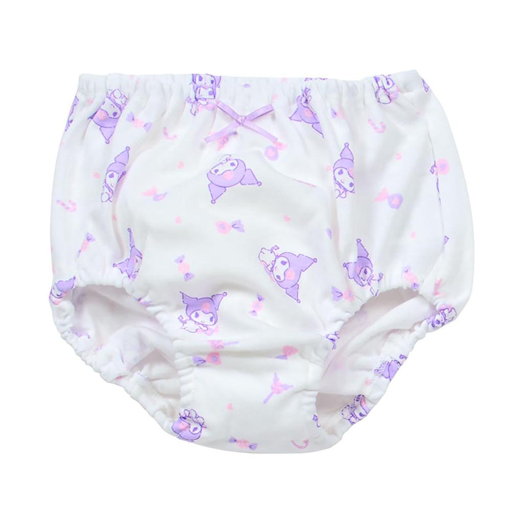 Sanrio Kuromi Spodenki z plakietkami z imionami Dziecięce (Zestaw 3), 110cm, 100% Bawełna, (Numer produktu 154571)