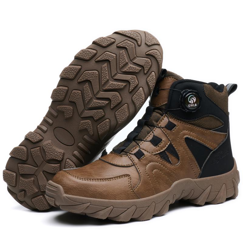 Rotating button Indestructible shoes Work Boots Safety Shoes Men Boots Puncture Proof Protection Shoes Anti scald Security Boots Comfortable Soft Sole