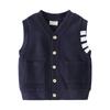 Boys Sweater Vest School Style Knit Sleeveless Casual Spring Fashion Top Clothing for Toddler and Kids