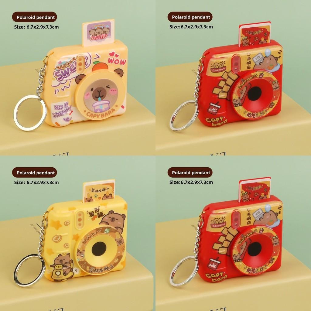 Capybara Camera Flash Keychain With Light And Sound For Kids Gift