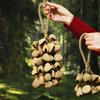 Cacho Semínka Chrastící Náramek Náramek na Kotník Africký Šejkr Skořápka Ořechu Náramek Přírodní Perkusní Hudební Nástroje Příslušenství