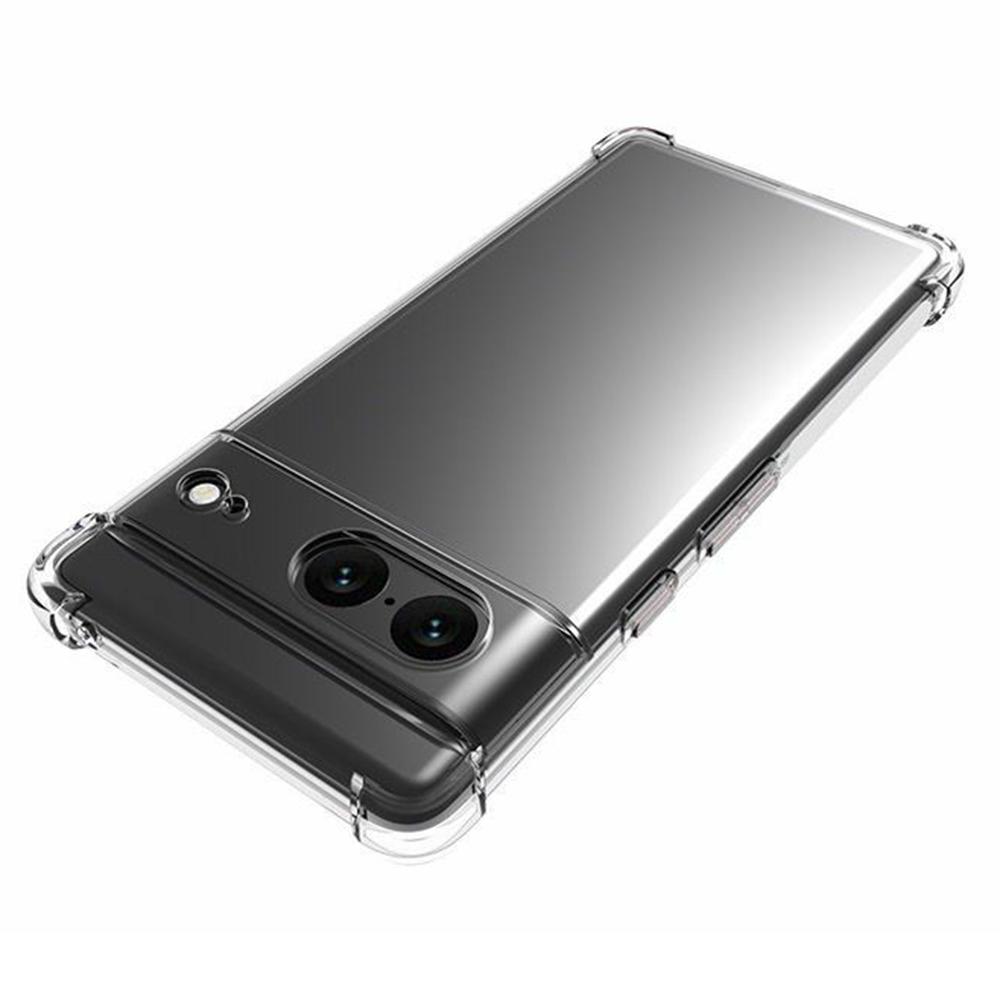 

For Google Pixel 7 5G Soft TPU Transparent Phone Case Four Corners Shock Absorption Non-Slip Back Cover A