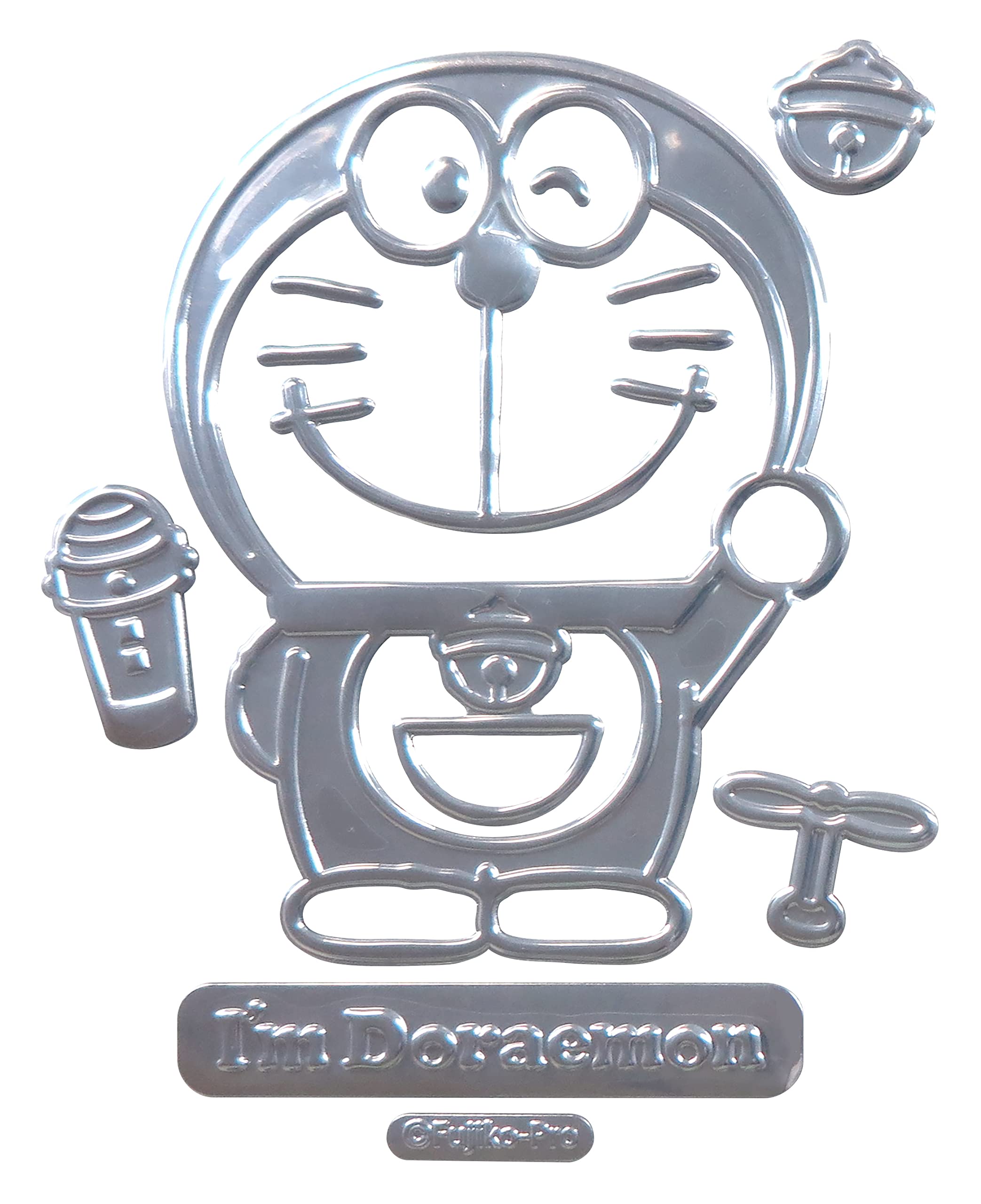 

3D Car Emblem Custom Stylish and Cute Doraemon Wink Sticker, Decoration, Character,
