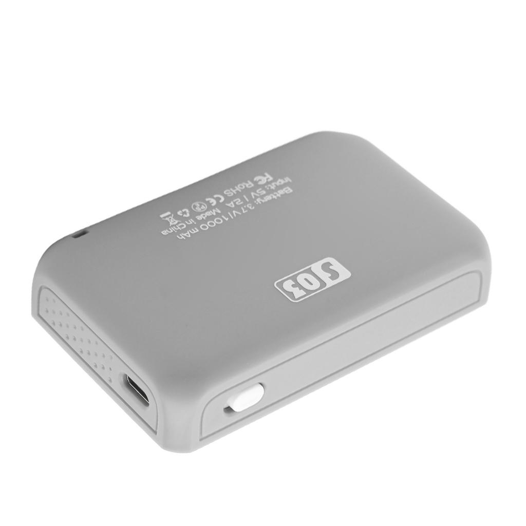 Weeylite S03 LED Video Light RGB Full Color Wireless Bluetooth APP Mini Photography Lighting for VLOG Gray