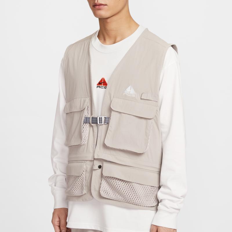 Nike SS25 Sports Casual Breathable Comfortable Vest Men Vests Gray HJ2878-009