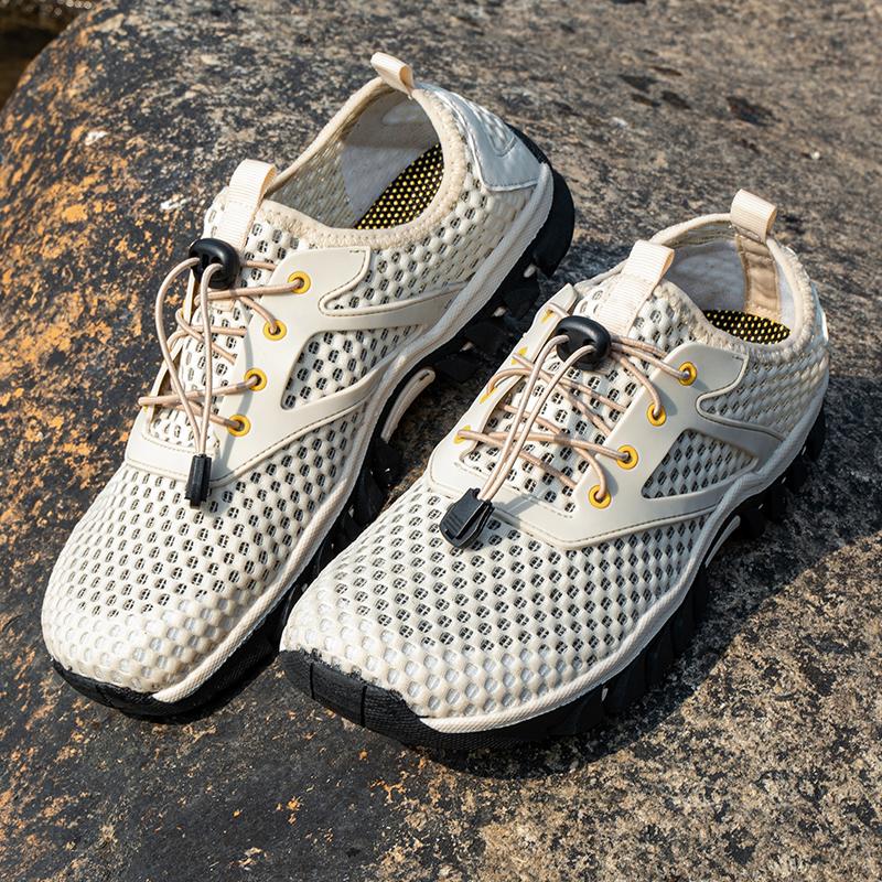 

Fashion Classic Flats Outdoor Anti-slip Tennis Shoes New High Quality Lace Up Casual Sneaker Soft Breathable Lightweight Sports Shoes 47 бежевый