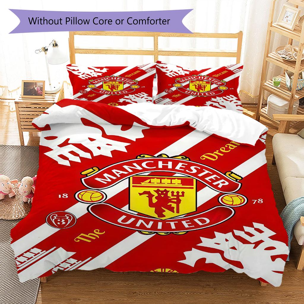 Thick MUFC Mat Bedding Quilt Set Quilt Cover Pillowcase Home Decoration Birthday Gift (1 * duvet cover + 2 * pillowcase, without core)