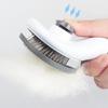 Cepillo para perros y gatos, cepillo autolimpiante para quitar el pelo de mascotas, herramientas de aseo para perros y gatos, peine desmatador para mascotas, accesorios para perros