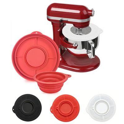 Silicone Seal Lid Bowl for KitchenAid 4.5-5QT Mixer Mess-Free Kitchen Mixer Anti-splash Protective Cover