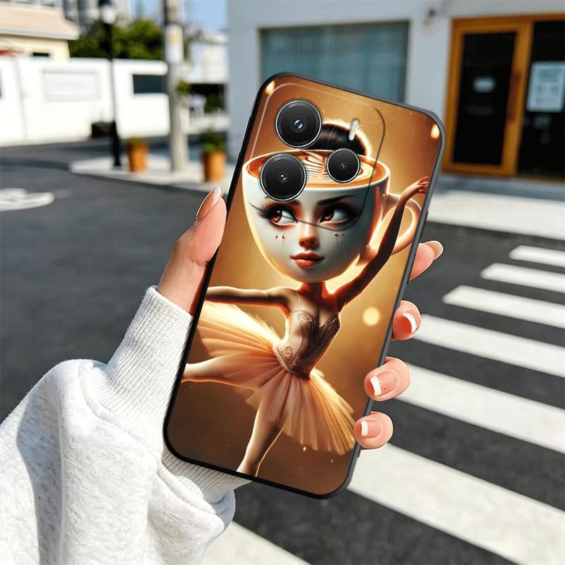 Italian Brainrot Animals Soft Phone Case for Xiaomi Redmi Note 12 13 14 15 Pro Plus 11 12S 11S 11T 10 4G Black Cover Back Shell