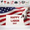 American Flag Banner Hand Gloves Design Event Banner Decorative Design Party Backdrop for Office Decoration
