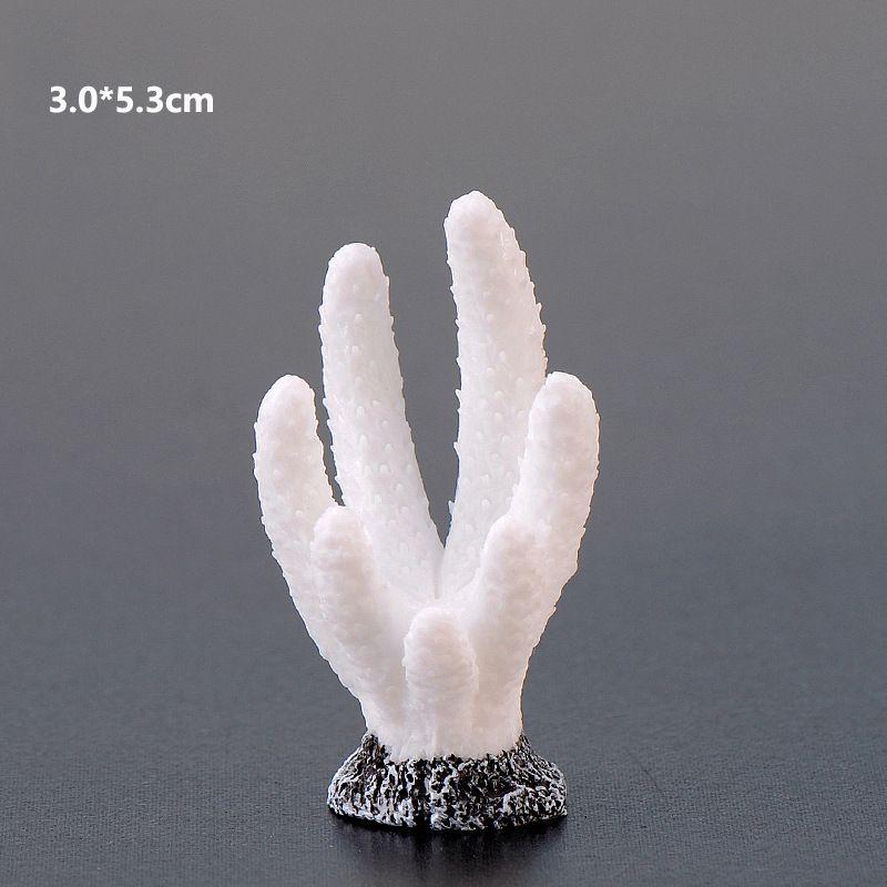 Buntes Harz-Korallenornament für Aquarien und Fischtanks