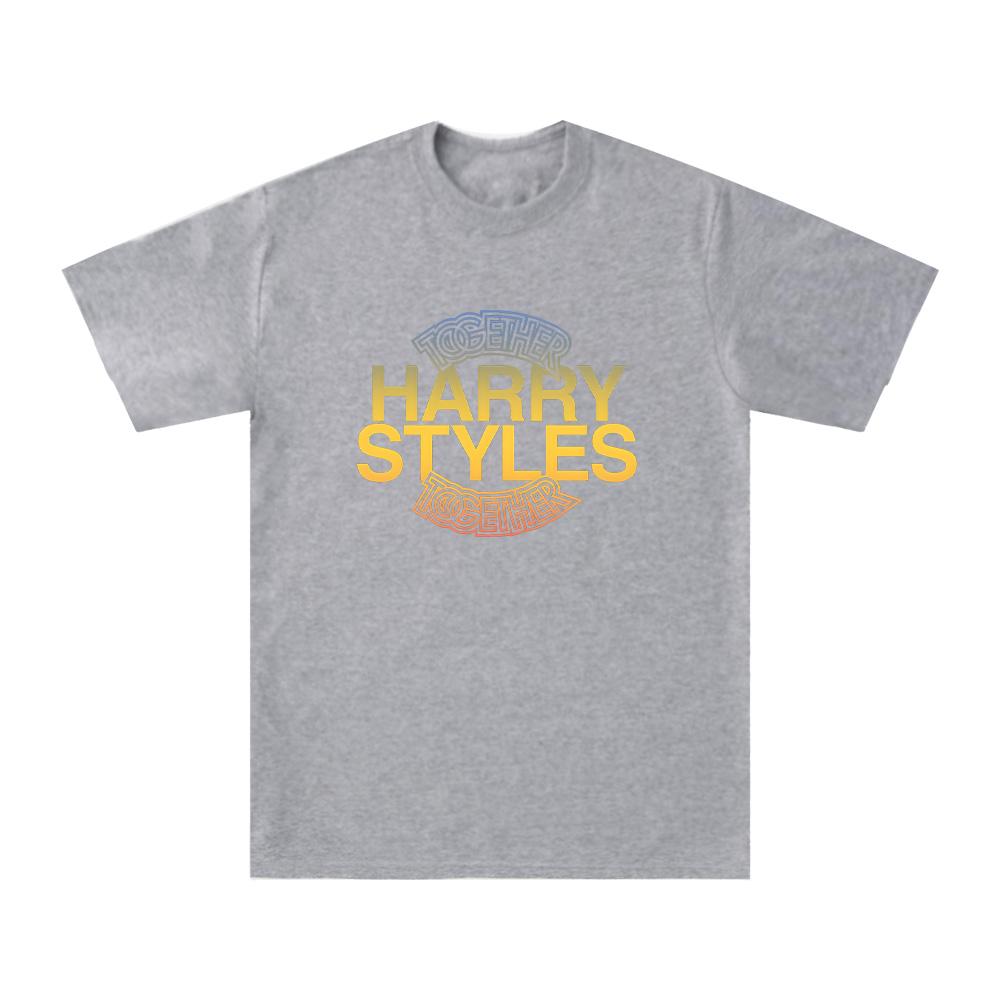 HarryStyle Together Graphic Print T Shirts Y2k Harajuku Streetwear Men and Women Short Sleeved Fashion New Cotton Loose Clothing