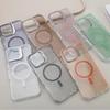 High Quality Glitter Lens Holder Magnetic Protective Case Suitable for Apple 16pro 15pm S24 S25 Mobile Phone Case