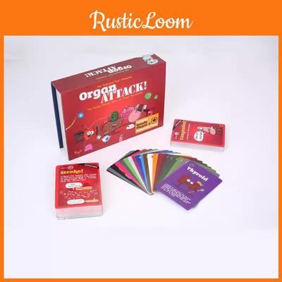 Colorful Organ Attack Board Game Ideal For Interactive Fun And Skill Development