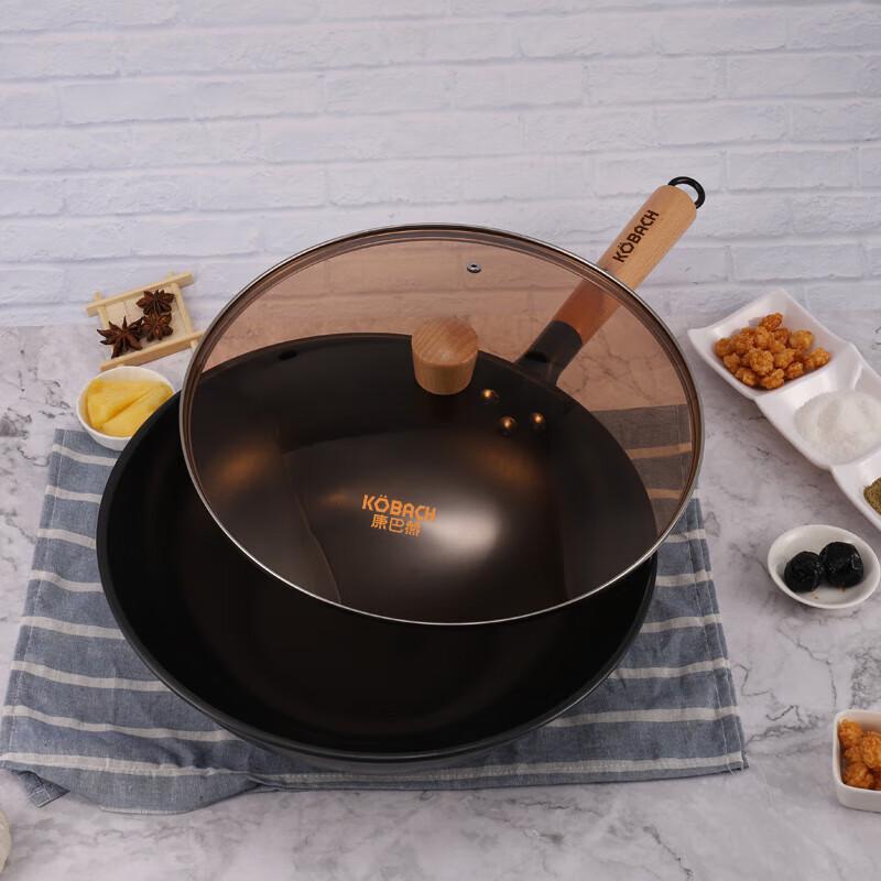 

Kangbach 32cm Chinese Iron Wok Set