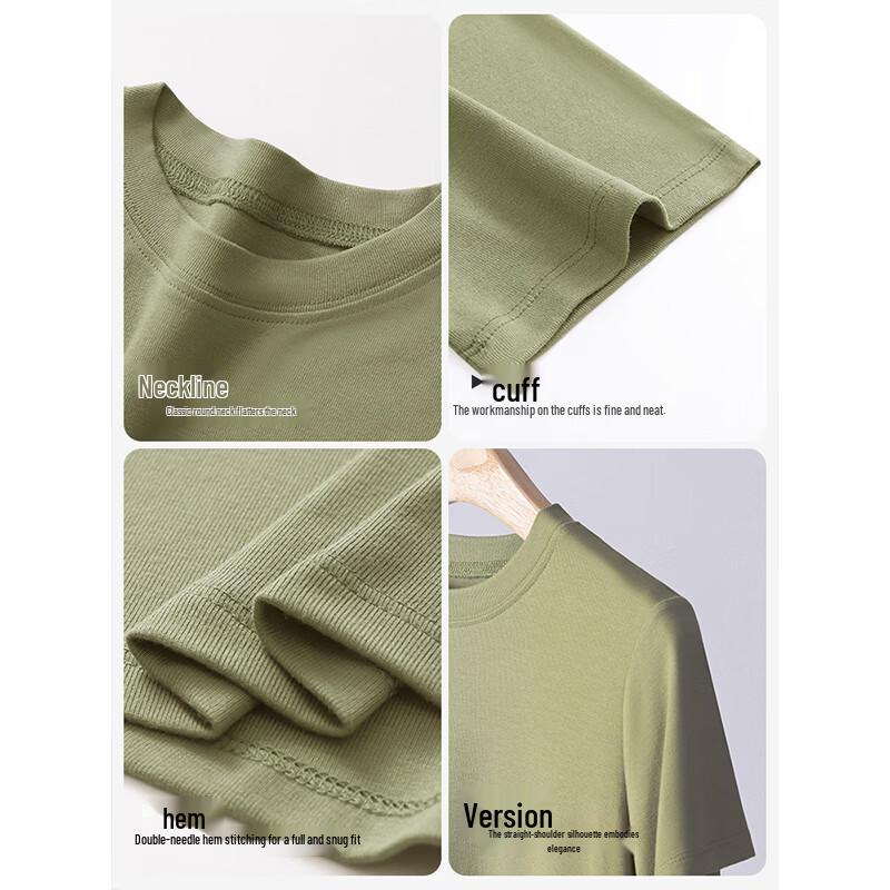 Shuangxing Women's Slim Fit Round Neck Short Sleeve T-Shirt