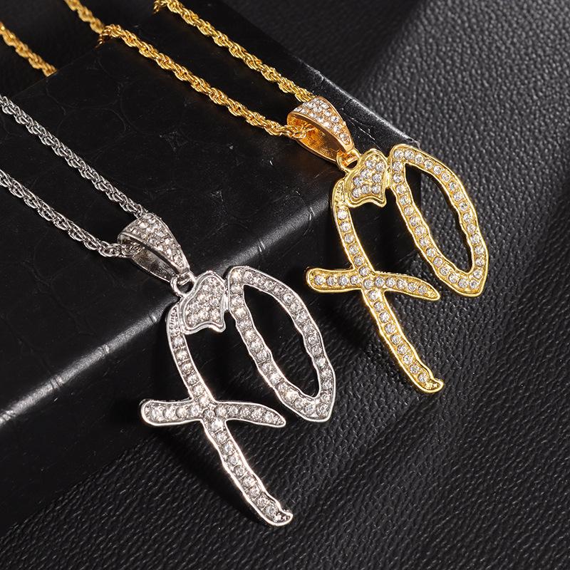 Diseño de Accesorios Avanzado, Lujo Ligero, Colgante de Collar con Palabra de Nicho