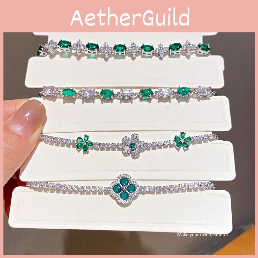 Geometric Zircon Oval Elegant Bracelet For Women With Cubic Brass Jewelry Gift
