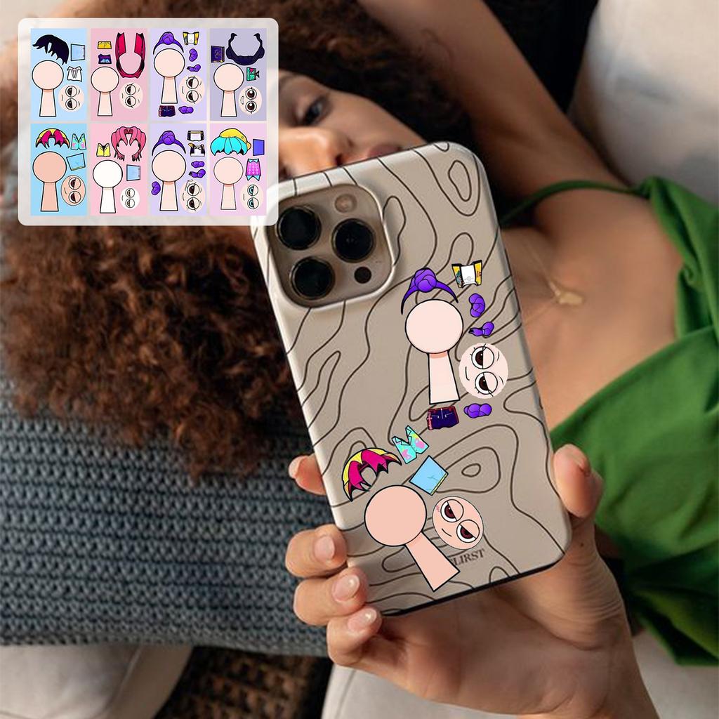 Fun Dress-up Stickers For Children, Fun Educational Stickers For Stress Relief