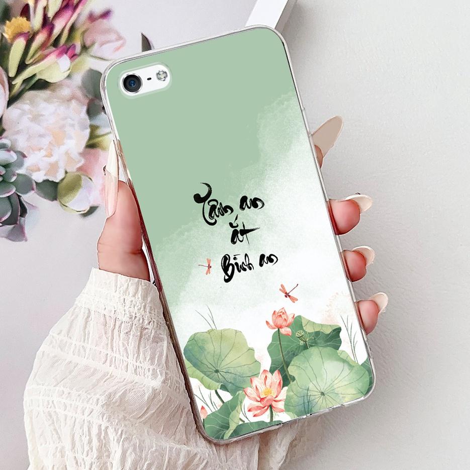 Für Apple iPhone 5 5S Hülle iPhoneSE Luxuriöse Bemalte Blumenhülle Weiche Silikon-Handyhülle Für iPhone SE 2020 2022 iPhone5 Fundas