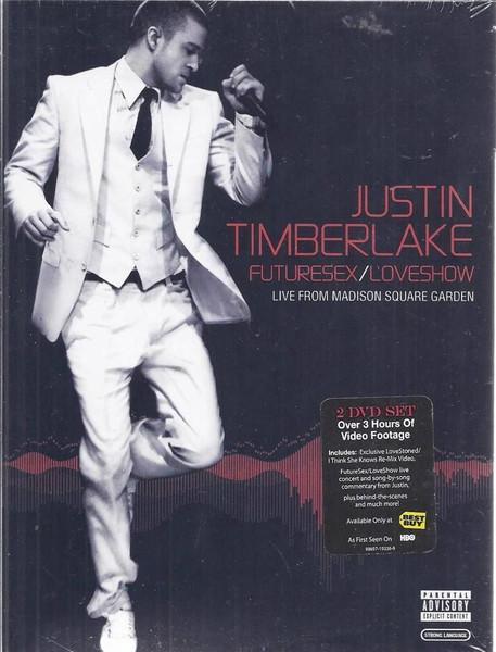DVD JUSTIN TIMBERLAKE FuturesexLoveshow Live From Madis 88697193369 Jive 2007 US Pop Б/у