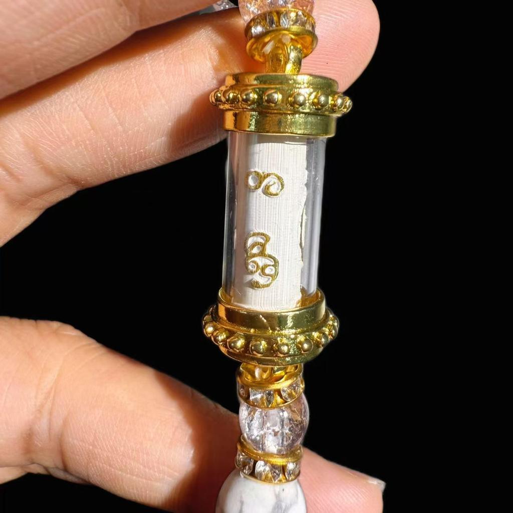 Thai Ruesi Khon Phi Sea King Talisman Tube Bracelet Unisex Wear - Authentic Temple Talisman