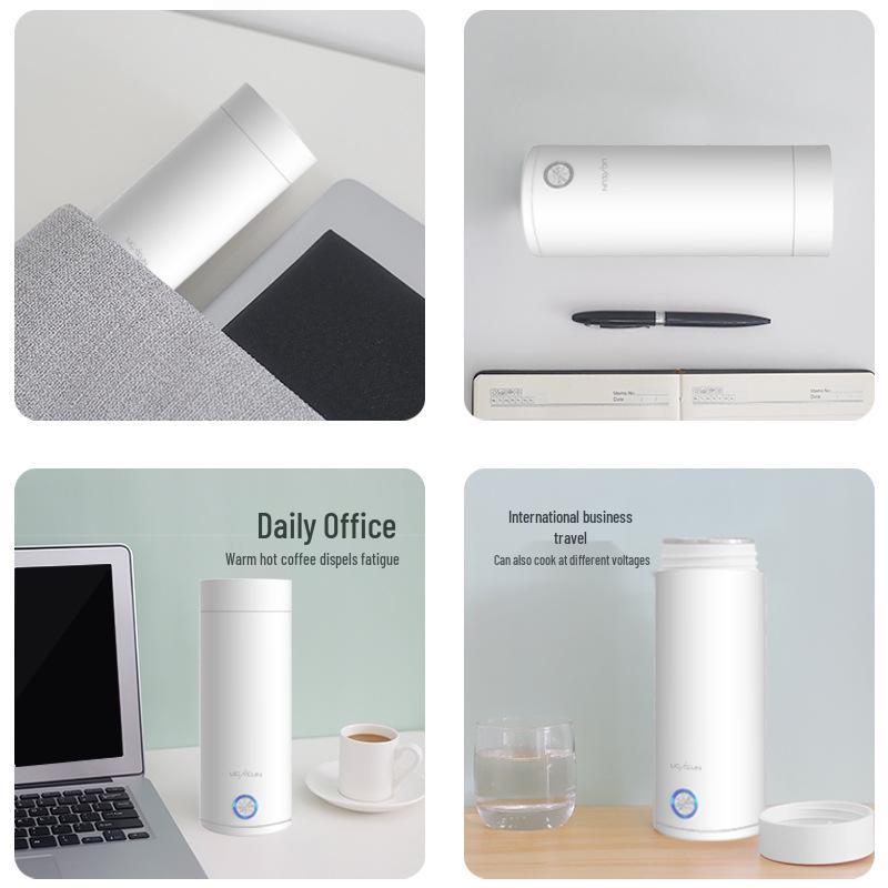 Portable Electric Heating Cup: Fast-Heating Insulated Mini Kettle & Health Pot