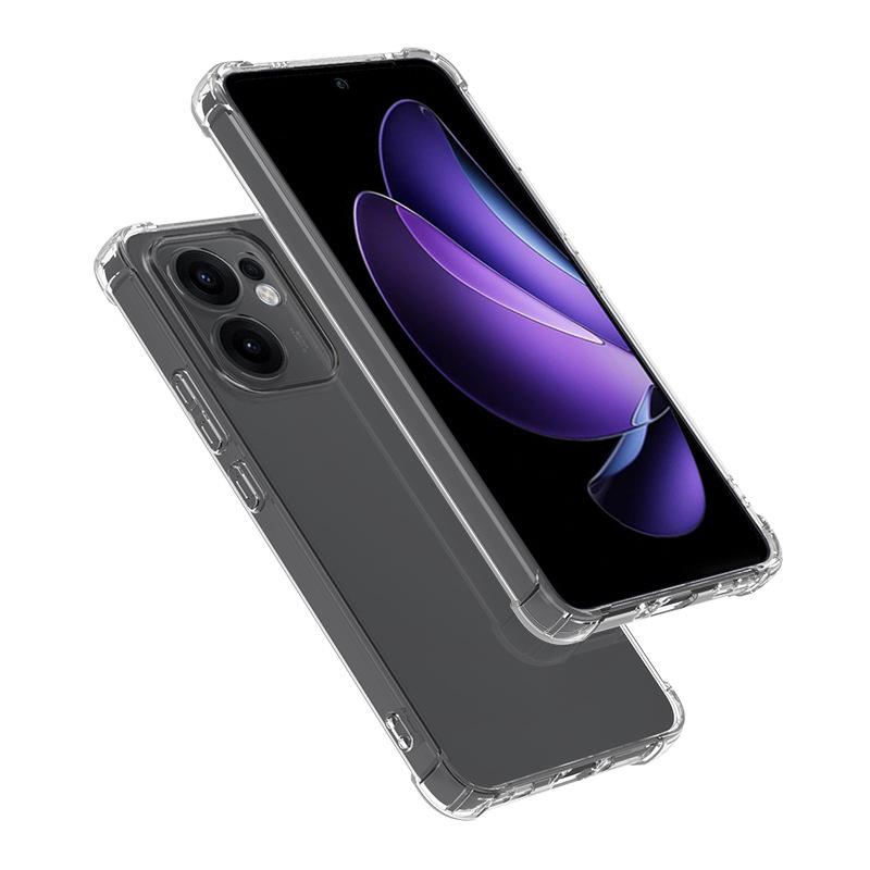 Applicable to OPPO Find X9Ultra four corners anti-drop transparent case Find X8 airbag thickened TPU protective cover