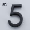 Weather-resistant House Numbers Modern 3D Heavy Duty Rust-proof Simple Installation Number with Shadows Address for Outside Home Front Door