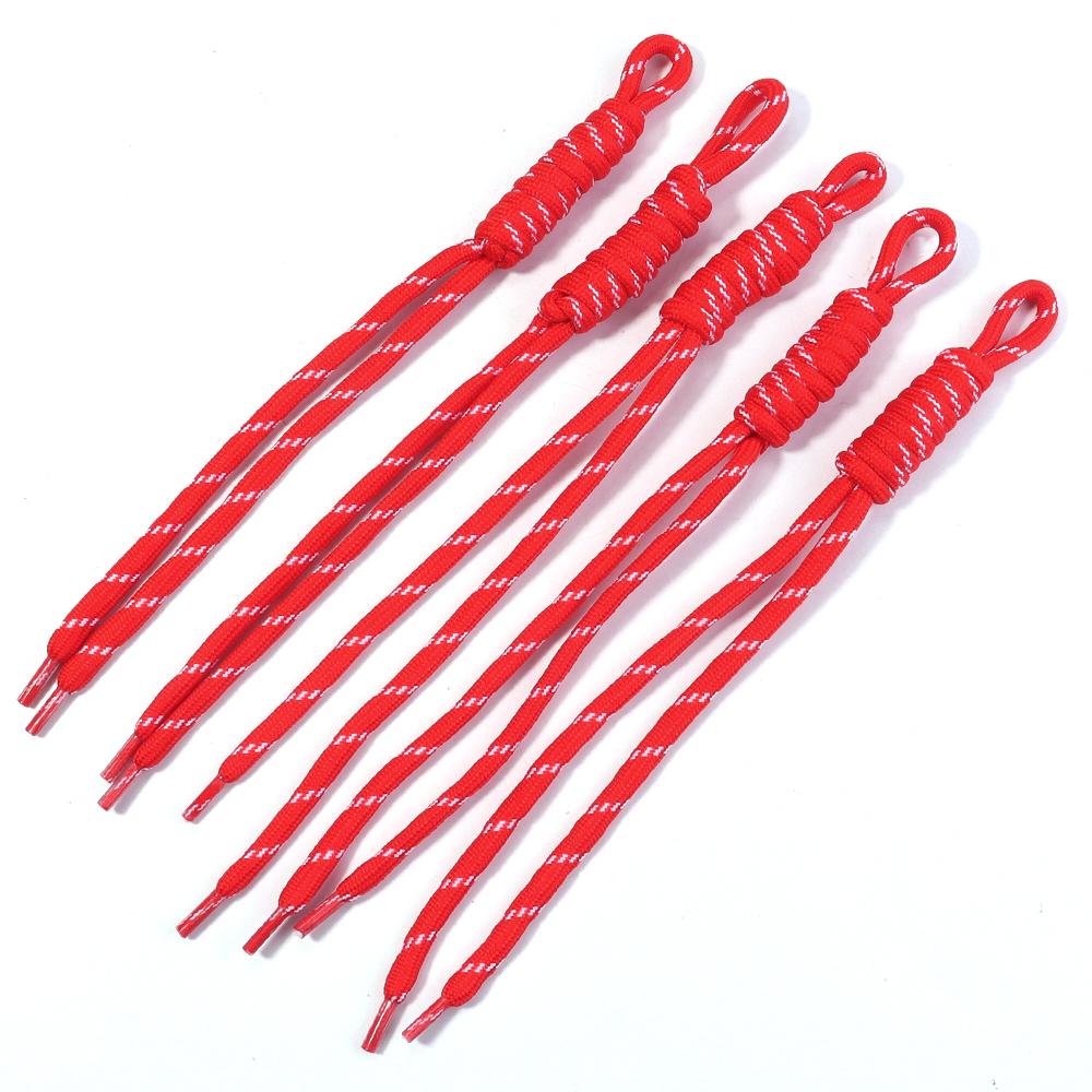 5pcs/lot Colorful Braided Lanyard Keychain Handmade Knot Nylon Rope Cord Thread For DIY Key Chain Pendant Bag Accessories
