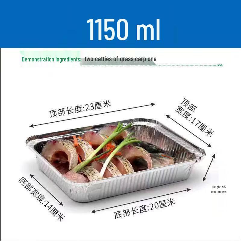 Kashicong Aluminum Foil Meal Prep Boxes