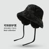Imitation Rabbit Fur Big Head Circumference Bucket Hat Autumn and Winter Plush Versatile Show Small Face Warm Thickened Fashion Basin Hat