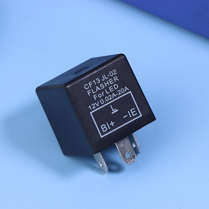 CF13KT CF13 CF14 Universal 3 Pins 12V 0.02A-20A Adjustable LED Turn Light Flasher Flash Relay Motorcycle Switch