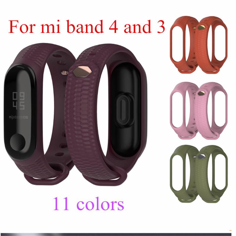 

Многоцветный ремешок браслет Замена Smart Sport Часы Запястье для Mi Band 4 3
