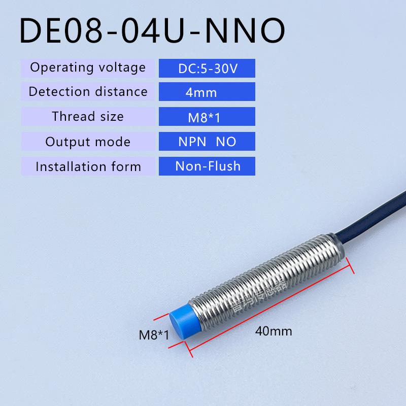 PARMA Inductive Proximity Switch Sensor M8 Series Sensing Distance 2mm 4mm 8mmHigh Quality Non-Flush Flush 6-36V NPN PNP