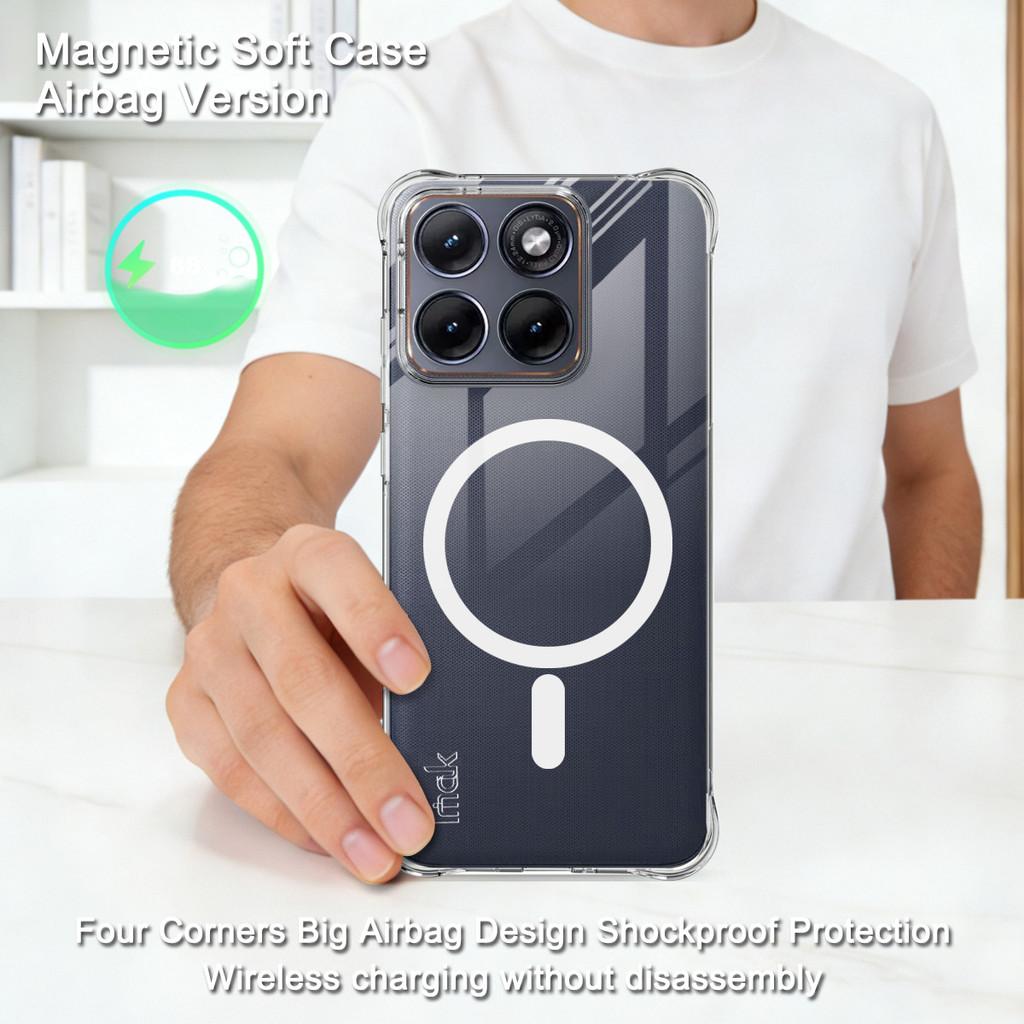Magnetic Case For Moto Edge 70 Fusion Plus Fusion+ 5G Soft Cover Camera Protection Shockproof CA0003
