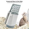 Handheld Litter Remover with Waste for Quicks Care, Plastic Cleaning Tool for Indoor Homes and Regular Use, 26 X 9 Cm
