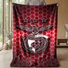 Benfica Theme Blanket Soft Flannel Fleece Blanket Warm Lightweight Throw Blanket for Home Sofa Bed