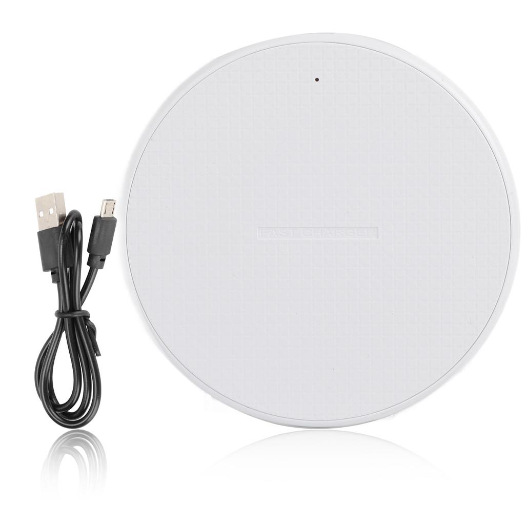Încărcător Wireless Rapid 5W Încărcare Putere Portabil Compact Plastic 5V 2A Intrare 5V 1A Ieșire Fără Fir