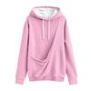 Men's And Women's Unisex Fashion Casual Top Solid Color Long Sleeve Pet Pocket Hoodie Sweatshirt