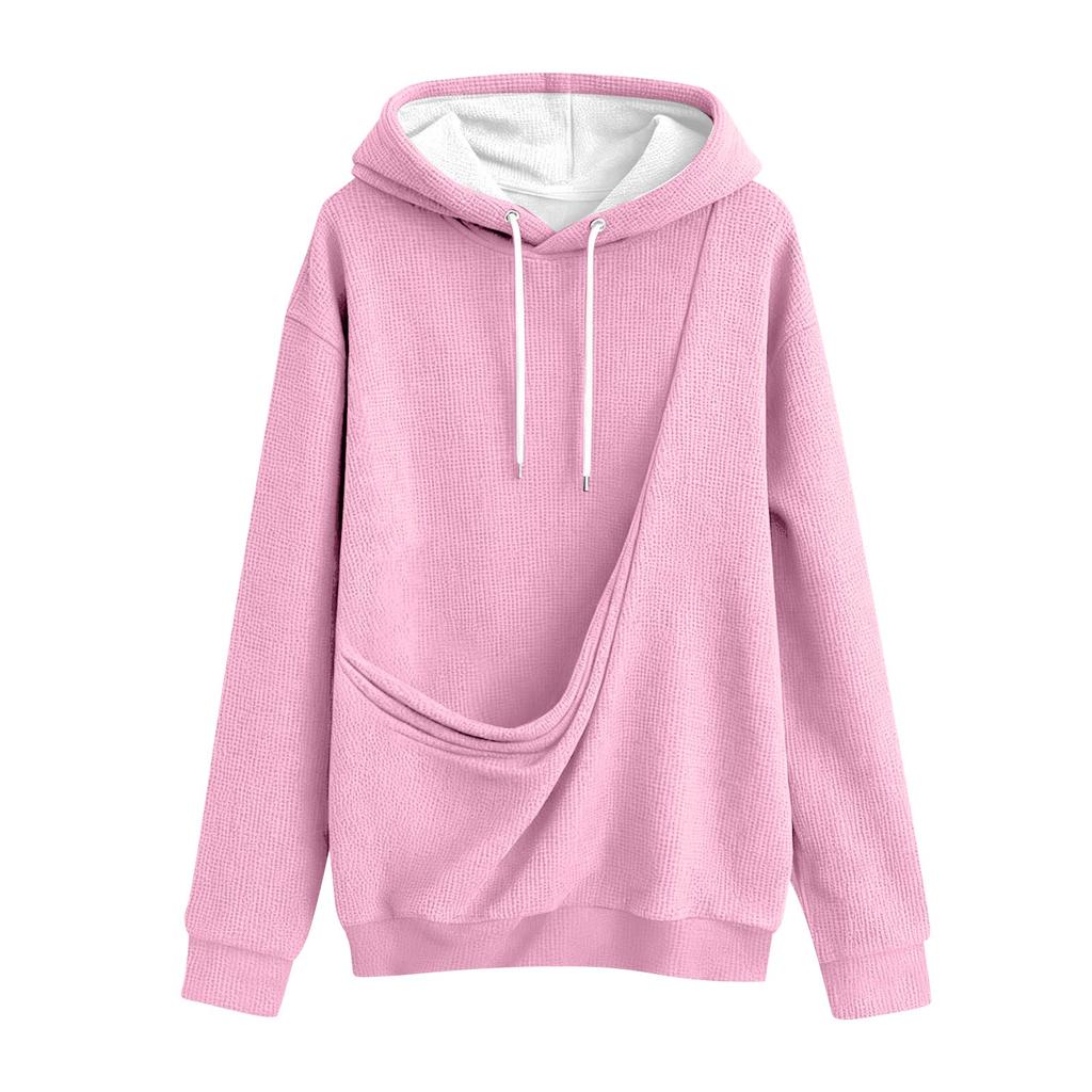Men's And Women's Unisex Fashion Casual Top Solid Color Long Sleeve Pet Pocket Hoodie Sweatshirt