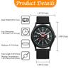 Military Watch with Nylon Luminous Analog Simple and Stylish Quartz Fashion Accessory Perfect Gift for and Day Men's Strap, Waterproof, Display,