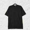 HUF Basic Plain Black Tee Minimalist Skate Streetwear T-Shirt M