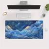 pc XXL Cloud and Star Pattern Mouse Pad for Desk MultiFunctional Gaming Mouse Mat Keyboard Pad Office Computer PC Gamer