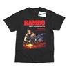Retro Movie Poster Inspired By Rambo First Blood Part II DTG Printed T-Shirt