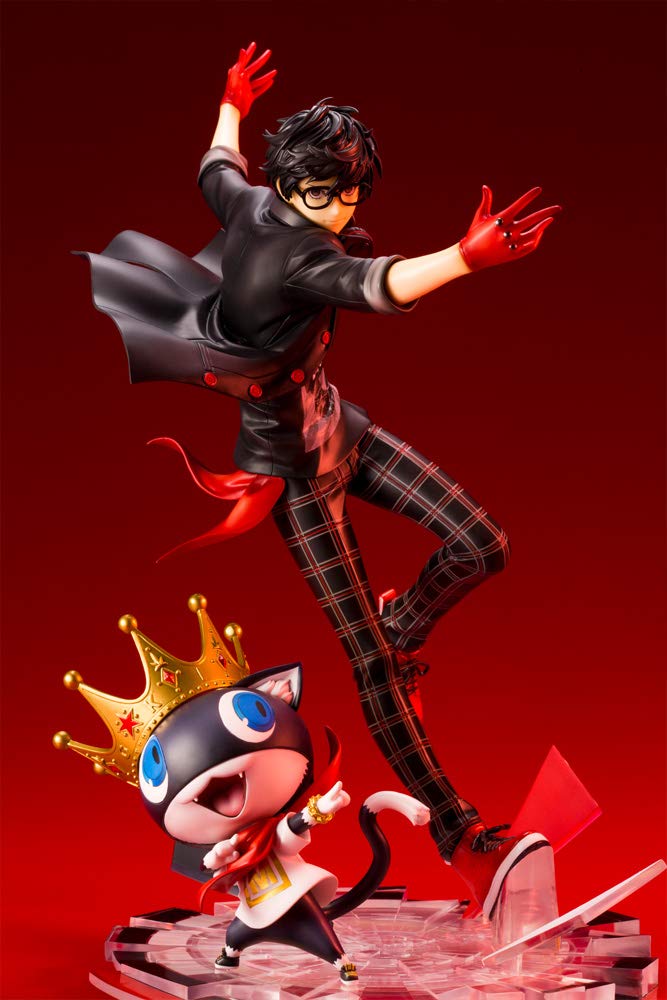 Kotobukiya Persona 5 Dancing Star Night ARTFX J Protagonist Morgana Scale PVC Painted Finished Figure & 1/8