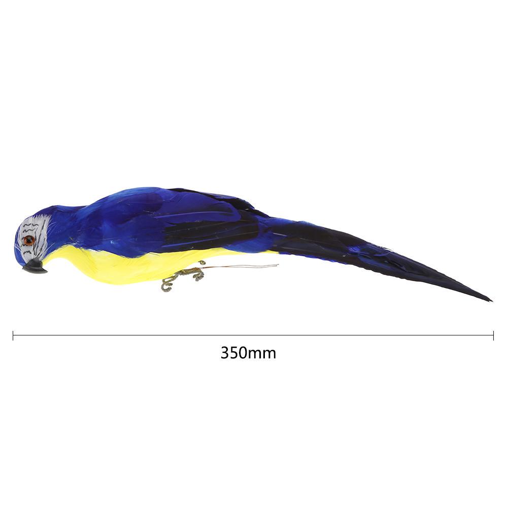 Uk Kreative Schaum Feder künstliche Papageien Imitation Vogel Modell Garten Dekor