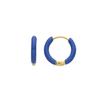 Luxenter Earrings with 18k Gold Blue Lacquer - Talorba