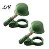 Funny Beer Bottle Caps 2Pcs Soldier Helmet Caps Plastic Toppers for Standard Crack Resistant Bottles Reusable Salute Cap Party BBQ Beverage